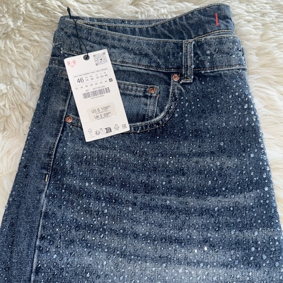 zara rhinestone jeans - Picture 7 of 7